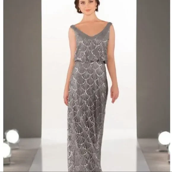 SORELLA VITA | Dresses | Nwt Sorella Vita Platinum Sequin Vneck Maxi Bridesmaid Dress Sz 4 | Poshmark SORELLA VITA | Dresses | Nwt Sorella Vita Platinum Sequin Vneck Maxi Bridesmaid Dress Sz 4 | Poshmark
